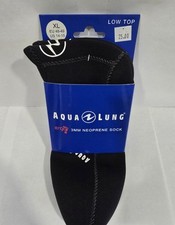 Aqua Lung High Top Scuba Diving Neoprene Socks  3mm Extra Large