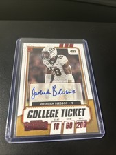 2021 Panini Contenders Draft Picks-College Ticket Autographs Joshuah Bledsoe Red
