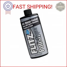 Flitz Multi Purpose Metal Polish Liquid - 7.6oz Bottle of USA-Made Tarnish Remov