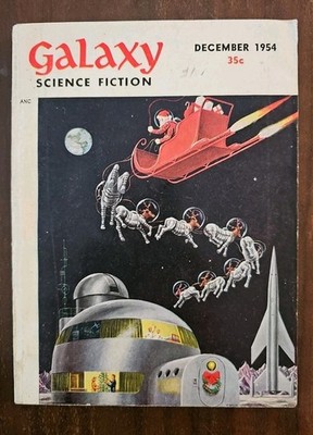 GALAXY MAGAZINE 1954/12 SHECKLEY DEE SMITH MCINTOSH LEY GOLD CONKLIN VG