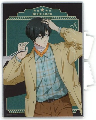 BlueLock Rin Itoshi acrylic stand with metallic panel collectible