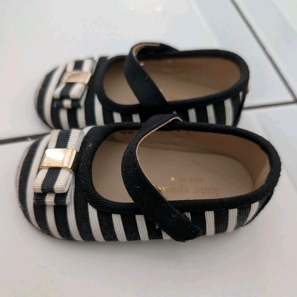 Kate Spade NY Toddler Baby Shoes Mary Janes 6-9 months - Image 2 of 4