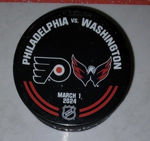 Philadelphia Flyers vs Washington Capitals 3-1-2024  Warmup Puck 