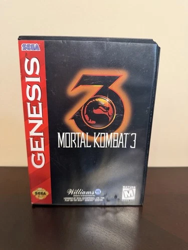 Mortal Kombat 3 Sega Genesis 1995 Complete In Box CIB Fighting Games Tested VTG