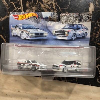 Hot Wheels Premium 2-Pack Lancia Rally 037 / 84 Audi Sport Quattro 