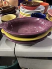 Fiesta Ware USA HCL Single Serve Oval Casserole Baking Dish Bowls