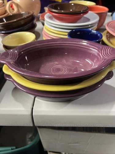 Fiesta Ware USA HCL Single Serve Oval Casserole Baking Dish Bowls