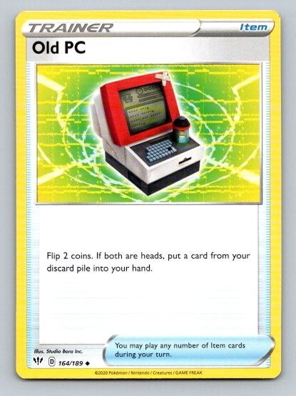 2020 Pokemon Card Darkness Ablaze Old PC 164/189