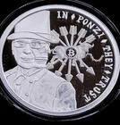 2024 Silver Shield- IN PONZI THEY TRUST- 1oz .999 Silver Proof