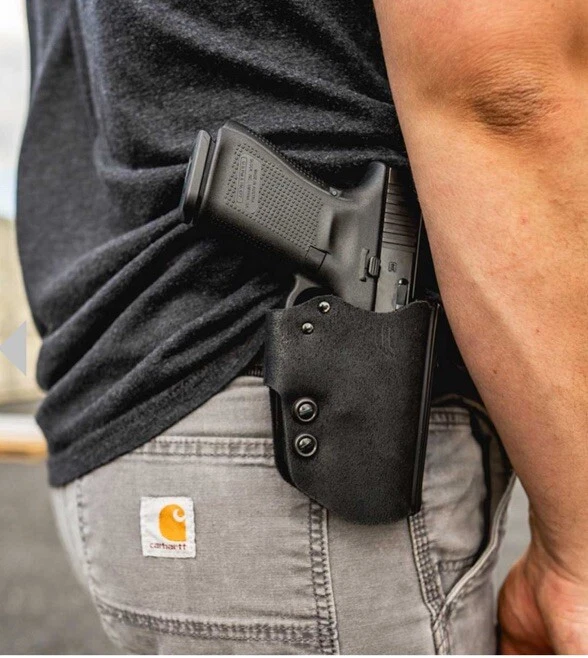 Galco Blakguard OWB Belt Holster fits Springfield XD 9/40 3", RH, Black, BG444B - Image 4 of 4