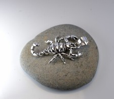  Sterling Silver (925)   Scorpion  With  Moving  Claws  Pendant     !!   New  !!