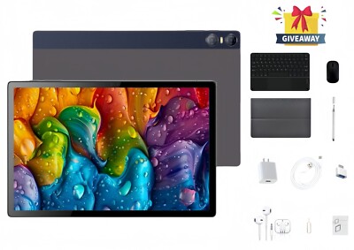 New 11 inch Screen Tablet PC Android 13.0 16GB+1TB 10500mAh 2560X1440 HD Bluetoo