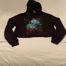 Felpa con cappuccio pullover grafica Chapter Two uomo nera manica lunga casa finalmente taglia M