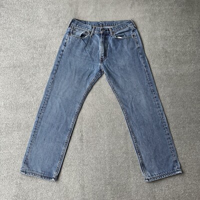 LEVI´S Jeans 505 Herren Vintage Hose W33 L30 Regular Straight 20014 Blau Denim