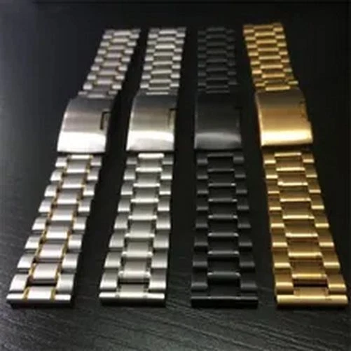 Metal Watch Strap Colorful Durable Stainless Steel Bracelet Wrist Bands 14-26mm - Image 2 of 4