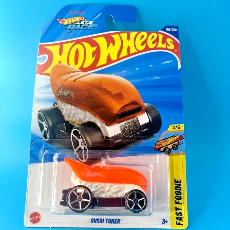 HOT WHEELS 2025 SUSHI TUNER TRANSPARENT ORANGE 106/250 HYY51 FAST