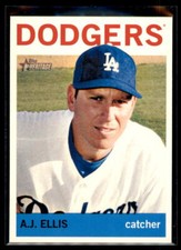 2013 Topps Heritage  A.J. Ellis  #88 Los Angeles Dodgers