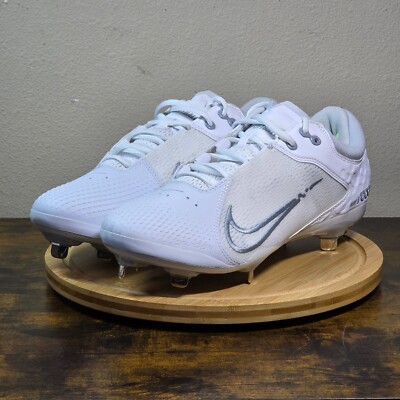 Nike Hyperdiamond 4 Elite Women's Cleats Size 12 Softball Cleat White