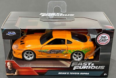 Jada Fast And Furious Brian's Toyota Supra 1:32 Orange | eBay