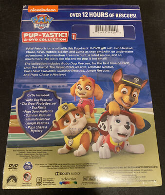 PAW Patrol: PUP-tastic! 8 Collection (DVD) New Sealed 32429349200