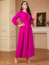 Dubai Muslim Women Abaya Long Maxi Dress Kaftan Turkey Party Islamic Evening New