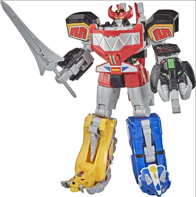 Power Rangers Mighty Morphin Megazord Megapack Includes 5 MMPR Dinozord Action F