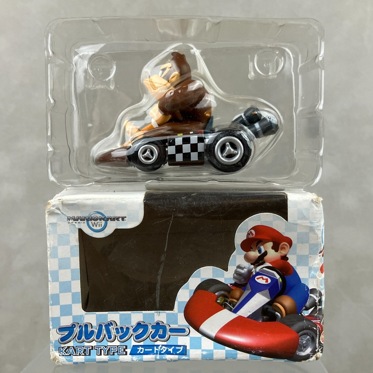 Nihon Auto Mario Kart Wii Donkey Kong Pullback Racers Car Figure