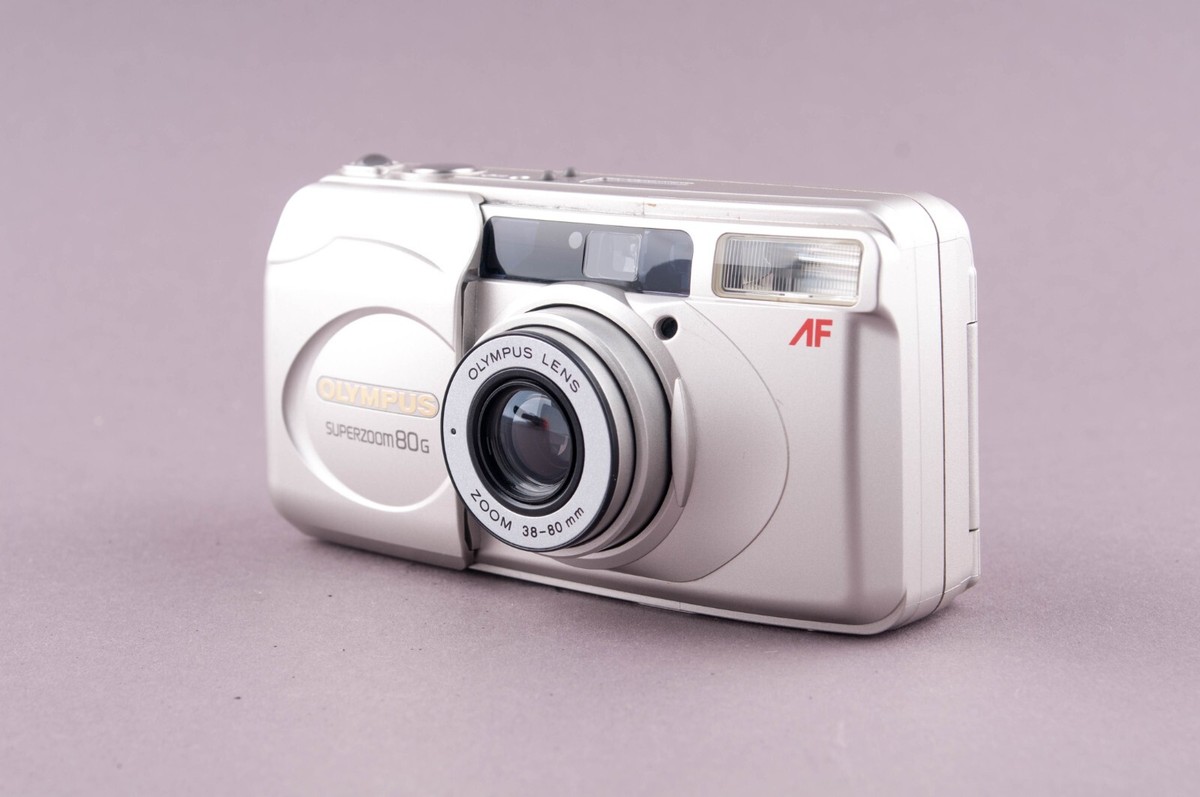 Olympus Superzoom 80G Silver Edition 35mm Point & Shoot Film
