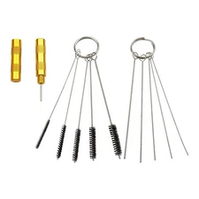 Airbrush Spray Cleaning Repair Tool Kit Stainless steel Needle Brush ABEST 3 Set