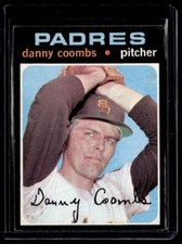 1971 Topps #126 Danny Coombs San Diego Padres  EX-MT Baseball Card *A945