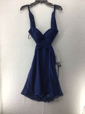 Faviana Size 0 Navy Prom Dress NWT