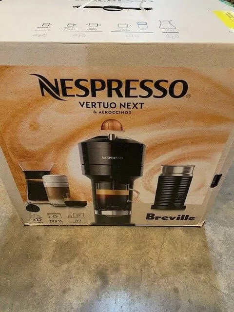 Nespresso Vertuo Next Premium Coffee Espresso Maker Aeroccino3 NEW