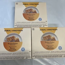 Ideal Protein Peanut butter bars 3 BOXES BB 09/30/26 FREE Ship