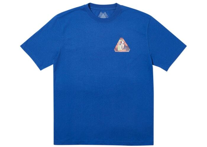 送料無料！Palace Skateboards TRI-WOBBLE T-SHIRT BLUE Palace Tri-Wobble T-Shirt Blue Men's - FW18 - GB