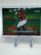 2024 Bowman Green Scouts' Top 100 Prospect Luis Baez Astros #/99!