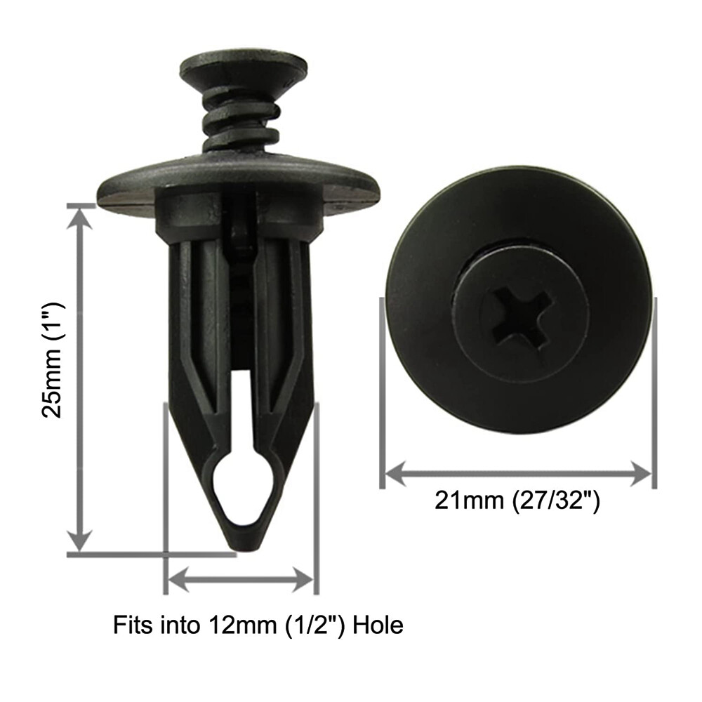 Lot De 2 Clips De Fixation Pour Couvercle D'attelage Audi Q5 (2008-2016) - Réf. 6Q0807643, 6N0129355, 078103314