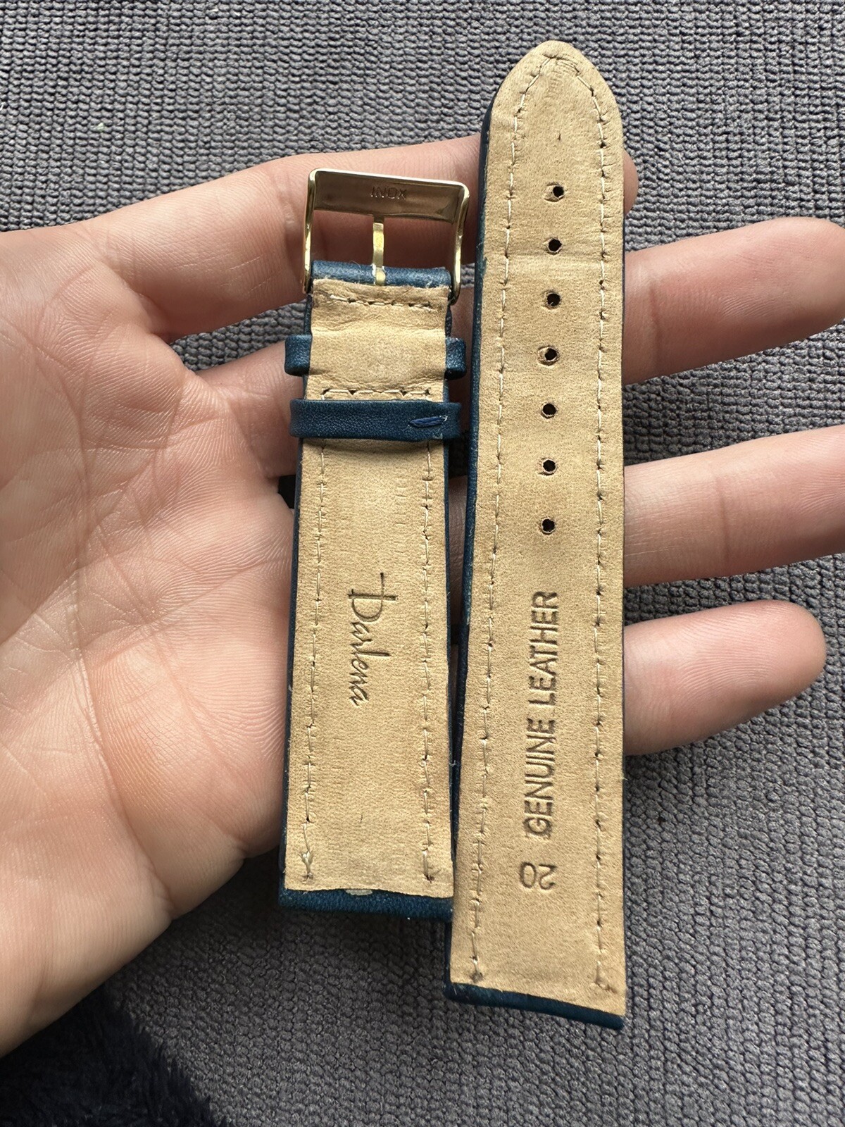 Vintage Watch Strap 20 mm  Nos Top Quality By Darlene V52