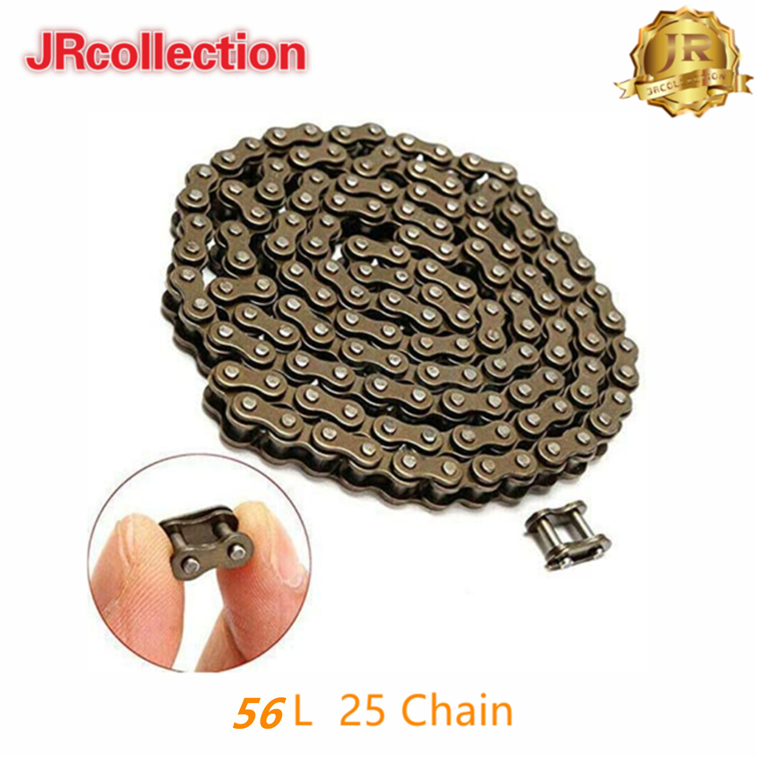 25H Chain 56 Links for Razor Electric Go Kart Ground Force Drifter 7-Inch - Brand New