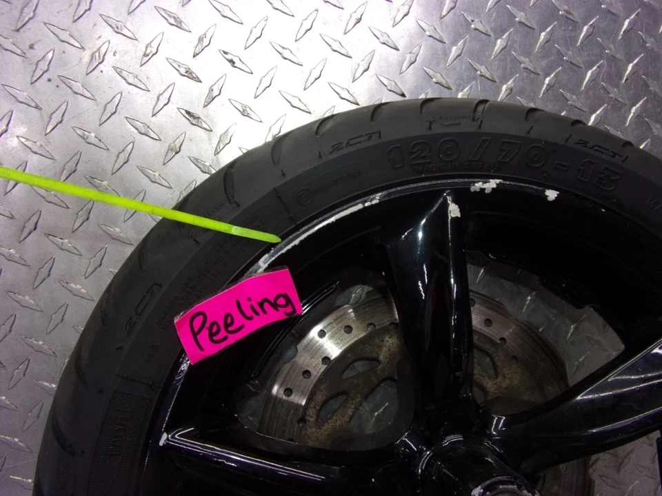 958 D YAMAHA SMAX 155 2015 OEM FRONT WHEEL + FRONT ROTOR - Image 3 of 4