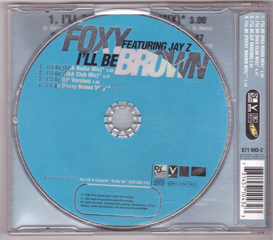 Foxy Brown featuring Jay-Z - I'll Be (Maxi-CD 1996) - Bild 2 von 2