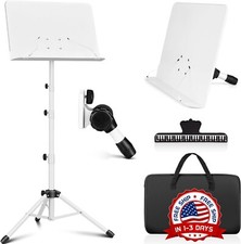 Atril para partituras, atril plegable de doble uso 5 en 1 para partituras. neuvo