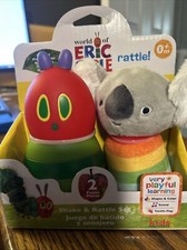 NEW World of Eric Carle The Very Hungry Caterpillar Koala Shake  Rattle Set