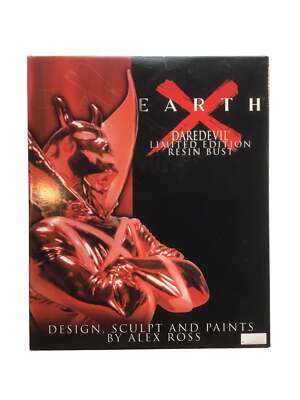 Earth X Daredevil Mini-Bust Statue - MARVEL 2002 - by DYNAMIC FORCES, design by