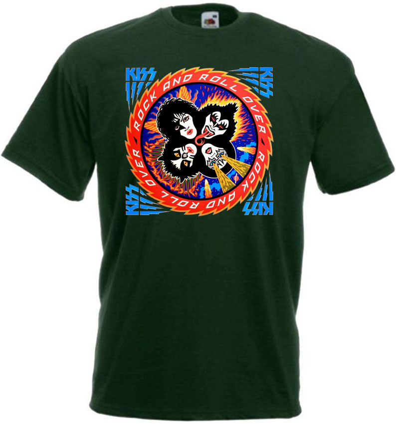 KISS Rock and Roll Over T-shirt hard rock heavy metal all colors