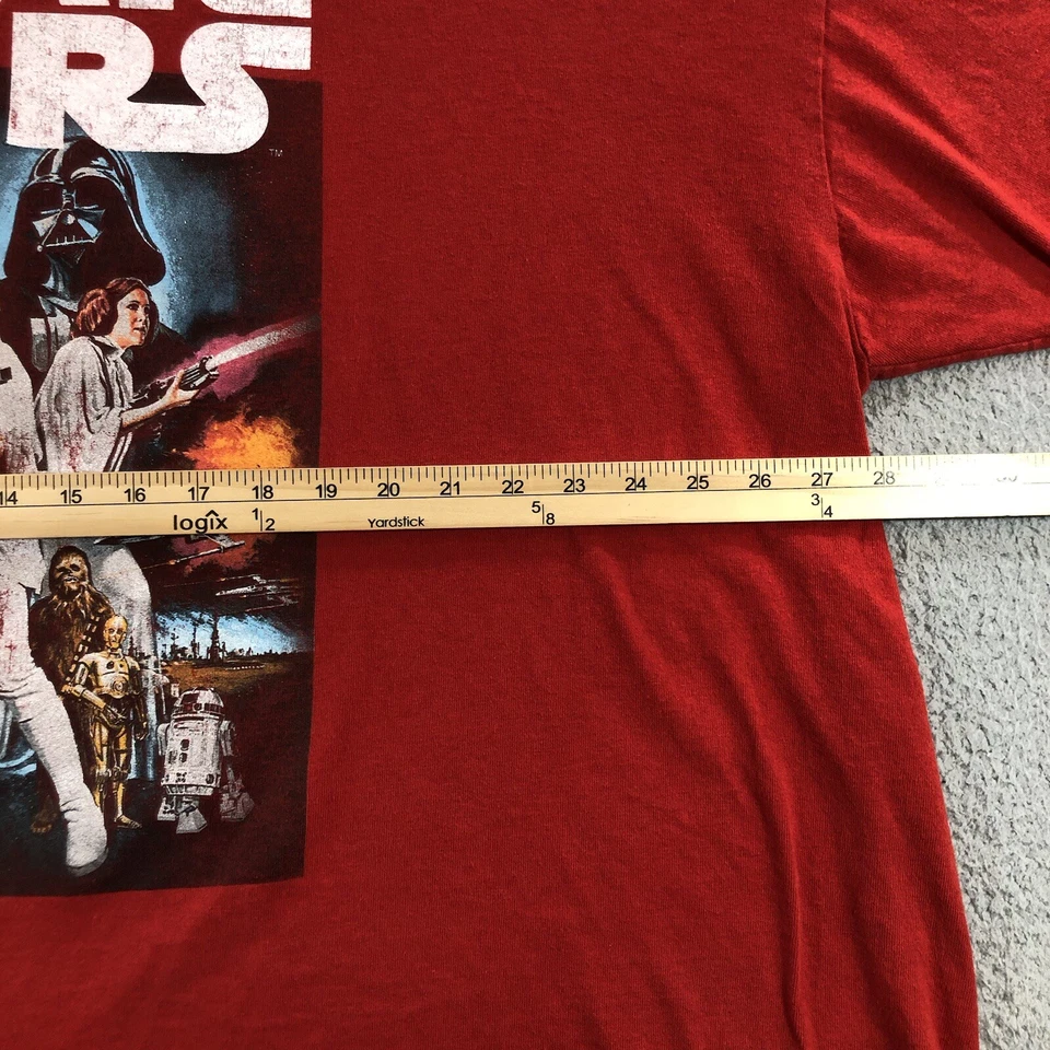 Мужская футболка Star Wars 5X красный логотип с надписью  - Изображение 3 из 4