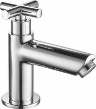 Kreuzgriff Kaltwasser Standventil Waschbecken Wasserhahn Gästebad Waschtisch