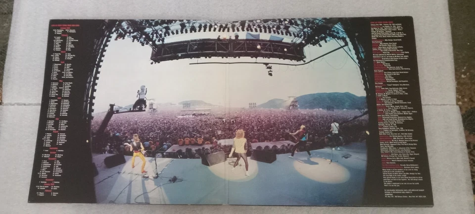Original '85 SCORPIONS World Wide Live Double Record Album 80s Metal VINTAGE ! Foto 3 de 4