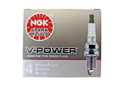 4 NGK V-Power Spark Plugs FR5 7373