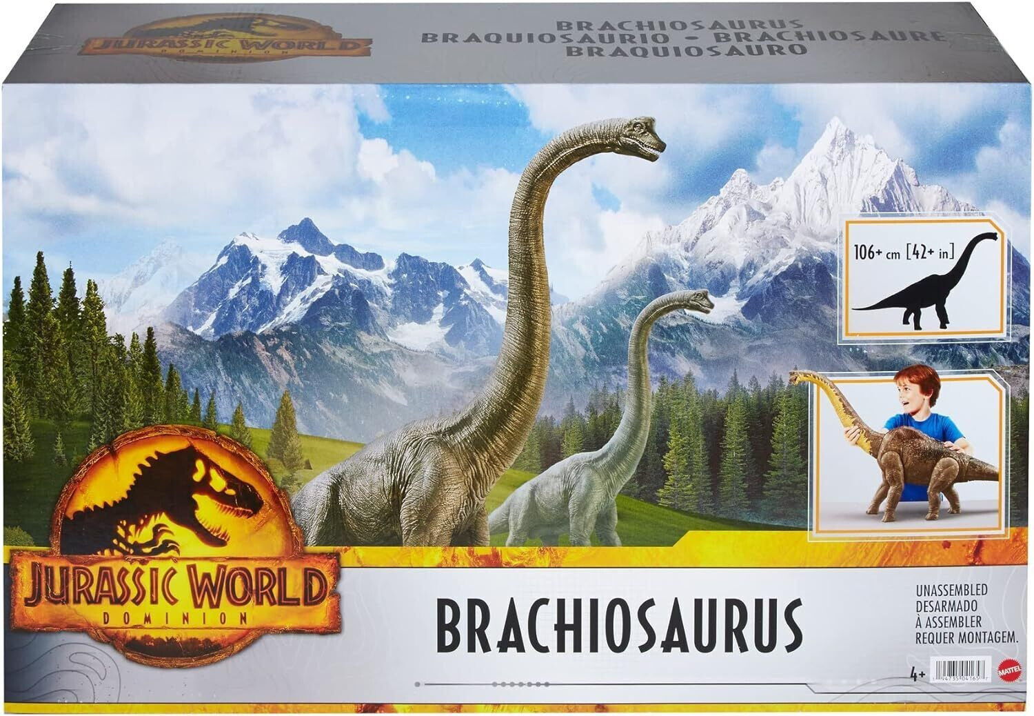 Jurassic world dominion brachiosaurus dinosaur. BRAND NEW IN BOX