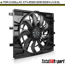 Radiator Cooling Fan Assembly with Brushless Motor for Cadillac XT4 2020-2024